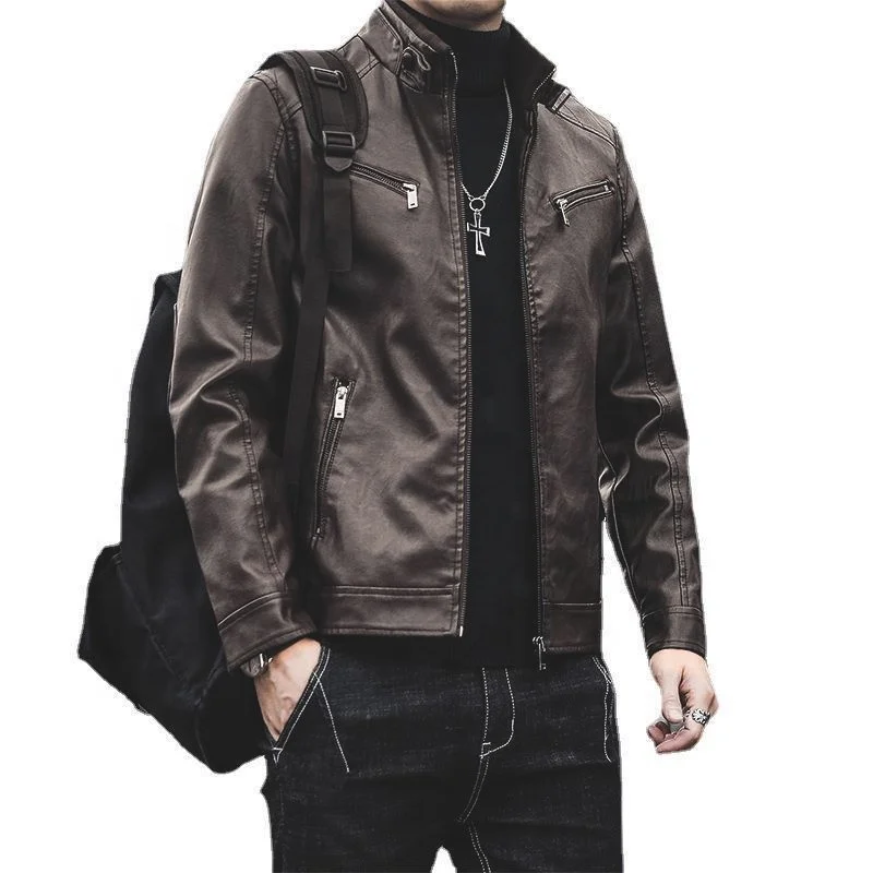 2024 High quality custom waterproof cowhide jacket for men, custom color 100% leather men's jacket