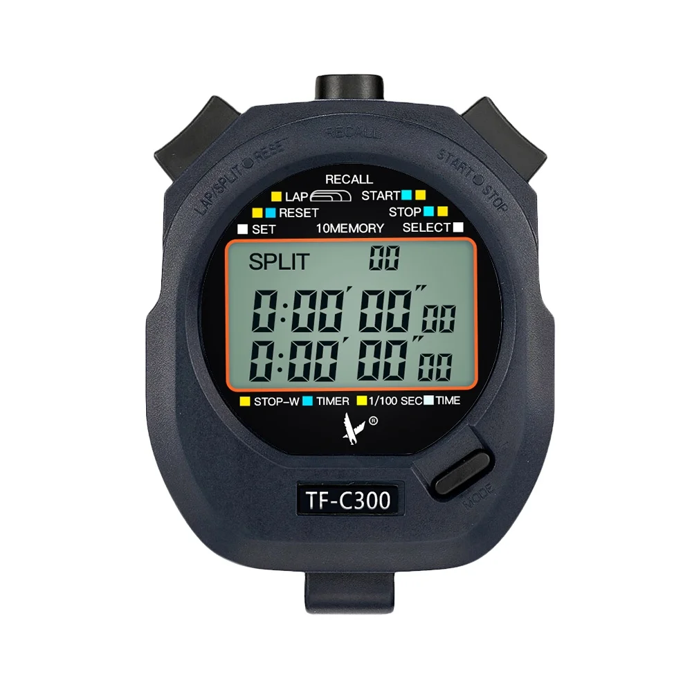 Large Screen display 30 split recallable memory Pro Sport stopwatch Timer C3830A 