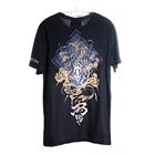 Black White Black Factory Supply Black Cotton Custom High Street Men White T-Shirt