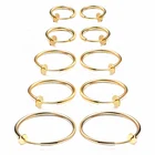 Clip Earrings Clip Earring Big Circle Painless Ear Clip Earrings Non Piercing Earrings For No Ear Hole Women