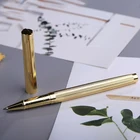 Metal Pen Gift Pen Supplier Top Quality European Market Premium VIP Gift Gold Metal Ink Pen Custom Logo