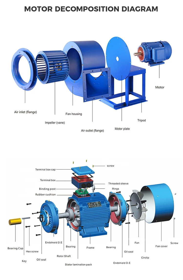 Centrifugal Blower, 220V, Stainless Steel - detail 10
