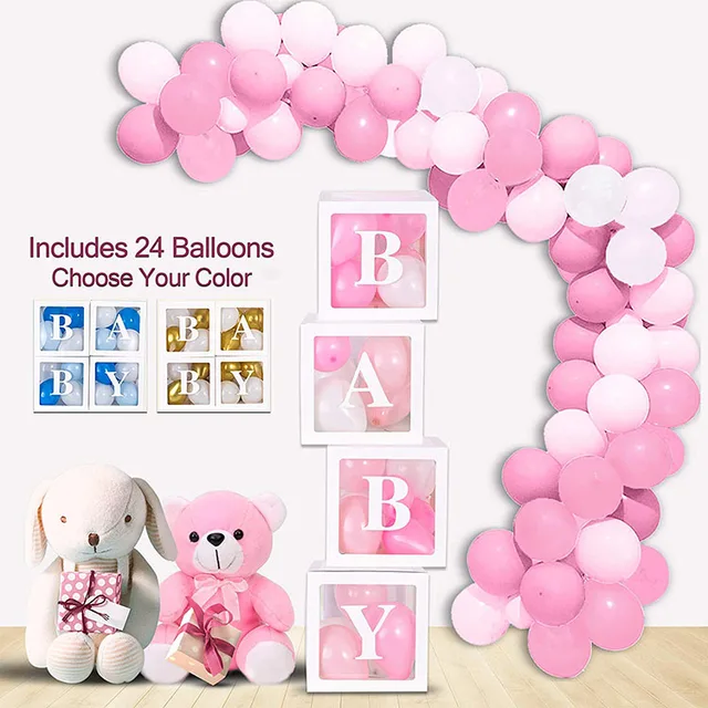 pieces newborn girl pink birthday baby shower party decoration