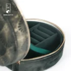 New Design Jewelry Packaging Velvet Box Elegant Custom Logo Necklace Box Jewelry Cases Organizer