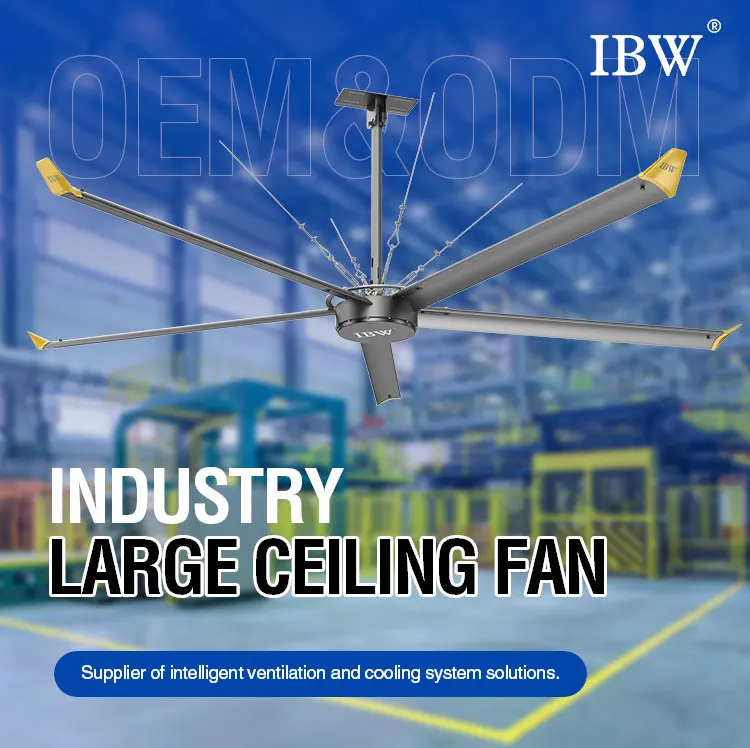 Ceiling Fan, HVLS, 220V - detail 2