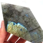 Natural Labradorite Natural Stones Wholesale Labradorite Healing Crystal Stone Rhombus Quartz Crystal Smoking Pipe