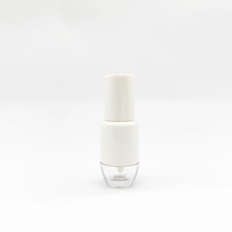 product light shaped lip oil lip glaze lip gloss nail oil liquid eye shadow bottle container with brush pearl white oem-27