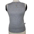 Vest Women's Knitted Sleeveless Vest Women's Knitted Bottoms Tight Solid Color Beat Bottoms Women's Wear