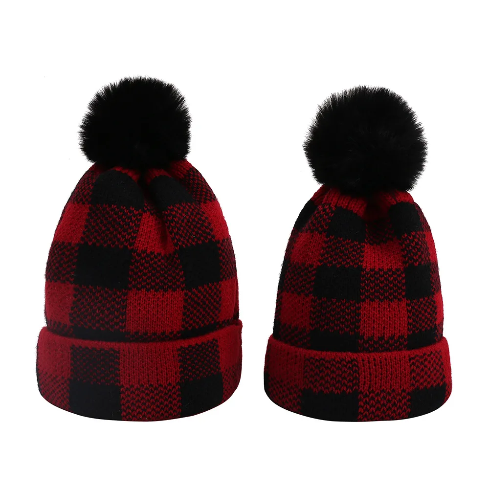 buffalo plaid womens hat