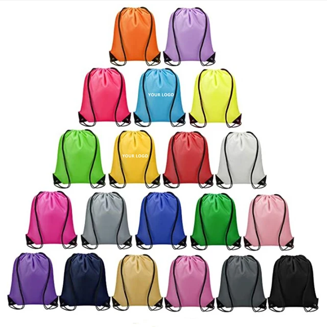 2022 New Design Cheap Reusable Backpack Drawstring Bags Gym Drawstring Bags