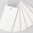 Tags Garment Tags Wholesale Customized Fashion Paper Clothing Hang Tags For Clothes Garment Brand Logo Hanging Tags