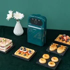 5 In 1Digital Mini Portable Electric Timing Egg Waffle Maker Machine With LCD Display