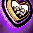 Light Living Room 2020 Heart Shape Design LED Ceiling Light With Crystal For Living Room Or Hotel