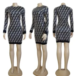 Fall 2023 Brand women's clothing mini dresses women Fashion womens plus size clothes high quality