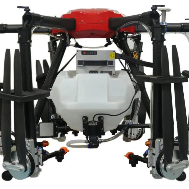 China makes high quality agricultural drones Agricultural Spraying Drone with 28000 mA Battery Helicopter Type