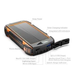 Solar Charger Wholesale OEM Solar Fast Charging 20000Mah Custom Portable Charger Magnetic Wireless Power Bank