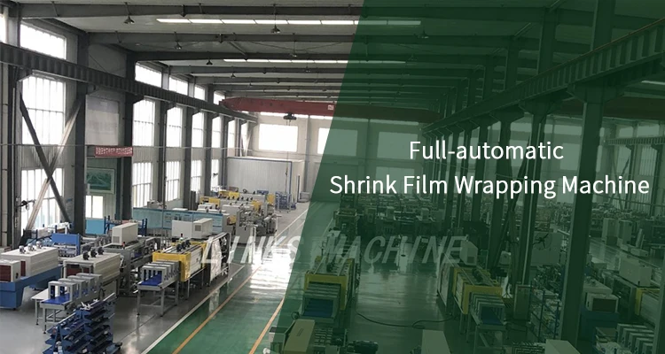 Automatic Shrink Wrapping Machine, PE Film Packaging System, for Bottle Can Box Products, CE Certified factory