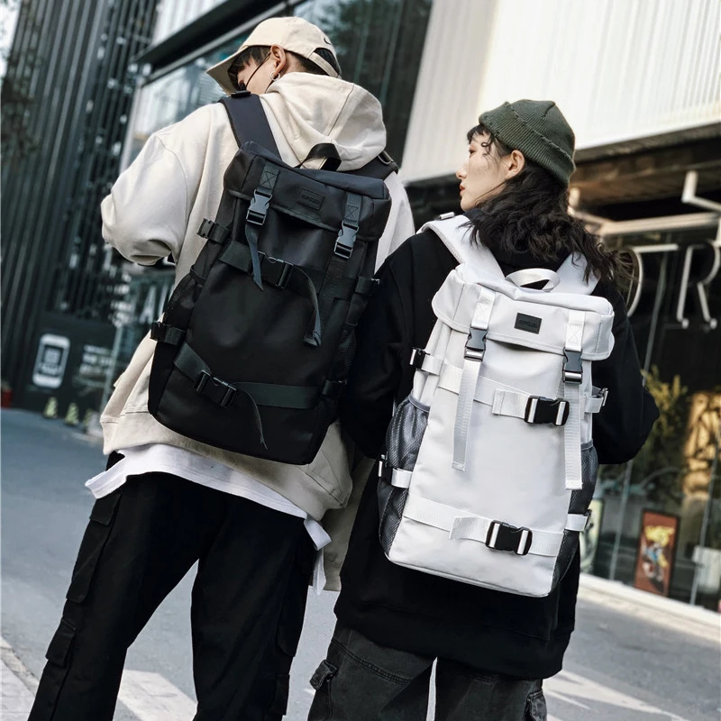 Hot selling Oxford cloth large capacity backpack business sports outdoor scooter skateboard leisure function tooling backpack