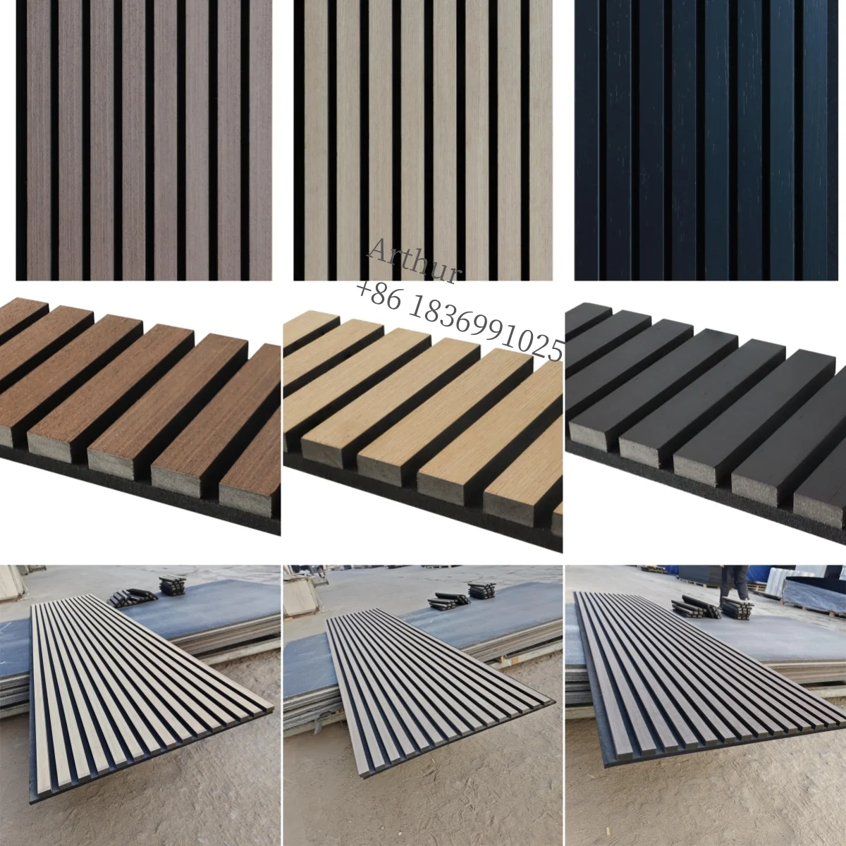 Akupanel Wooden Veneer Pvc Film Wood Slat Acoustic Panels With Pet