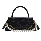 Bag Luxury PU Leather Women's Bag 2021 New Square Fashion Foreign Style Messenger Designer Chain Handbags