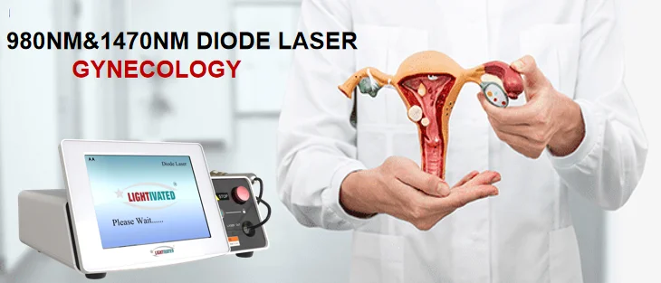 arabes original gynecological laser vaginal portable 980nm 1470nm diode laser vaginal tightening and rejuvenation surgery device