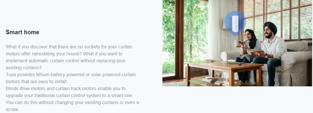 Keco tuya ultra quiet tubular motor KT35EQA-Wifi used in motorized roller blinds by alexa echo and google home voice control