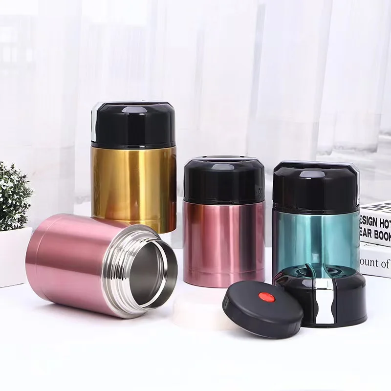 Eco Friendly Food Warmer Lunch Box Vacuum Storage Container Stainless Steel Vacuum Insulated Food Jar