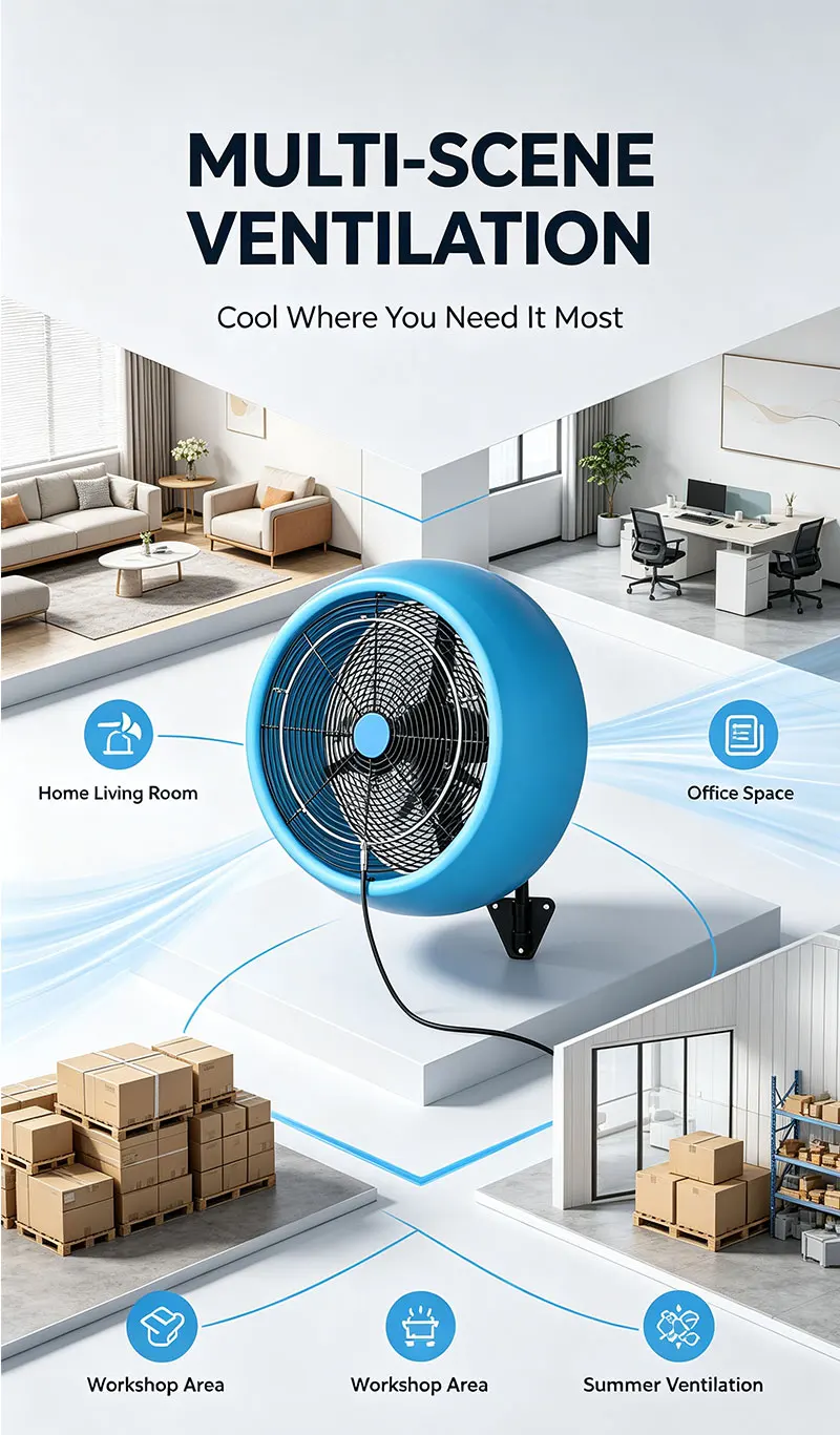 Wall Mounted Fans - detail 16