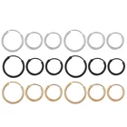Hoop Earrings New Vintage Rose Gold Multiple Dangle Small Circle Hoop Earrings