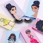 Eyelashes Mink Quality Eyelashes Real 5D Mink Lashes Makeup Cross Long False Eyelashes Eye Lashes Handmade Hot
