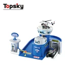 Metal Toy Car Diecast Police City Station Play Set Metal Toy Car Set Included Police Vehicles And Helicopter