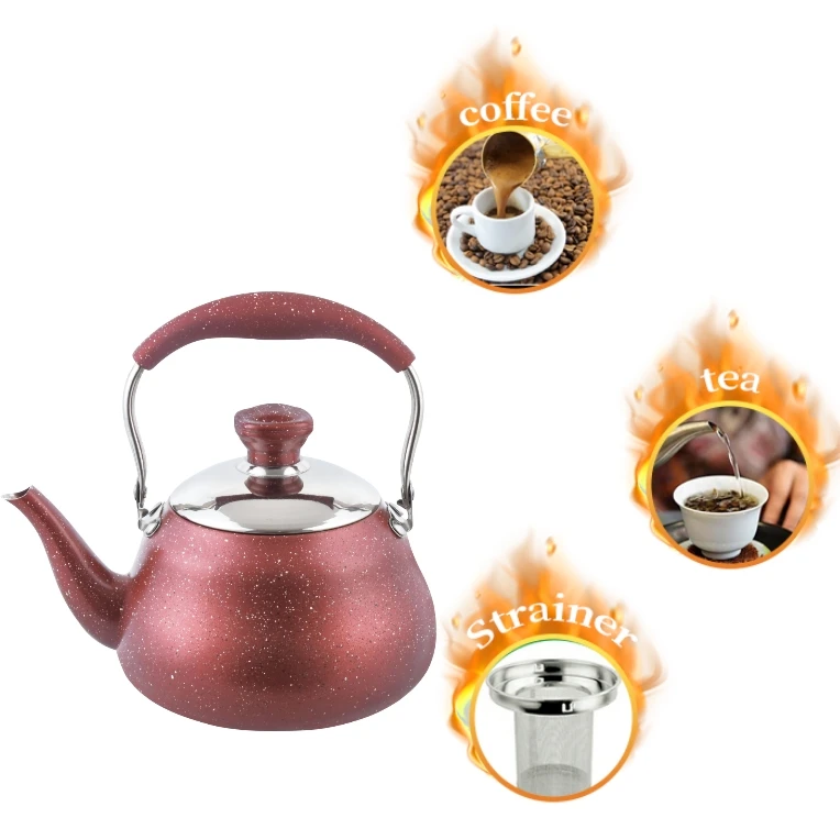 Wholesale China AT5635 tea pot stainless steel  with portable water kettle of smart tea pot