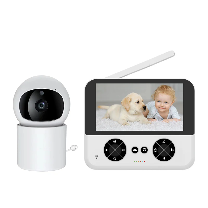 4.2Inch LCD Monitor Night Vision Wireless Baby Monitor Camera Two-Way Audio Temperature Monitoring Digital Video Nanny Camera