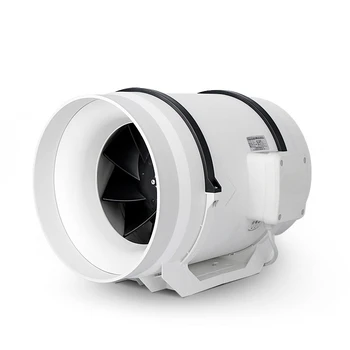 Factory Customization D315 Oblique flow booster pipe fan Indoor Blower Bathroom exhaust fan