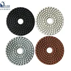 10 7 Inch Diameter 180 Mm Thickness 10 Mm Diamond Polishing Pads For Marble Granite Quartz Concrete Floor