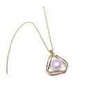 Pendant High Quality Gilded Large Natural Freshwater Baroque Pearl Pendant Necklace