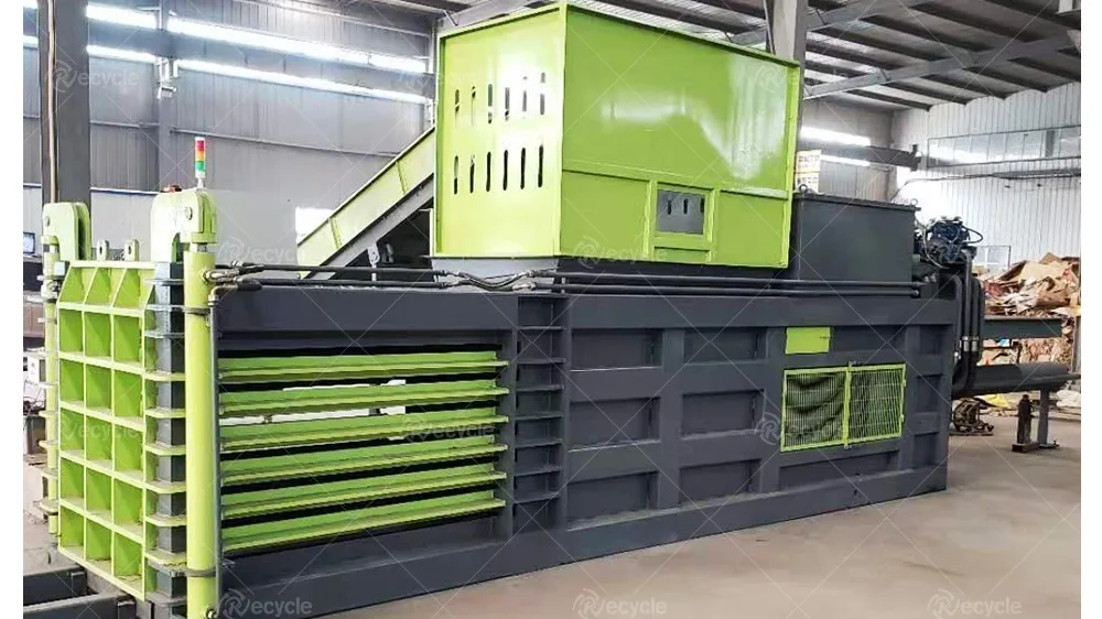 Fully Automatic Horizontal Hydraulic Waste Cardboard Paper Press