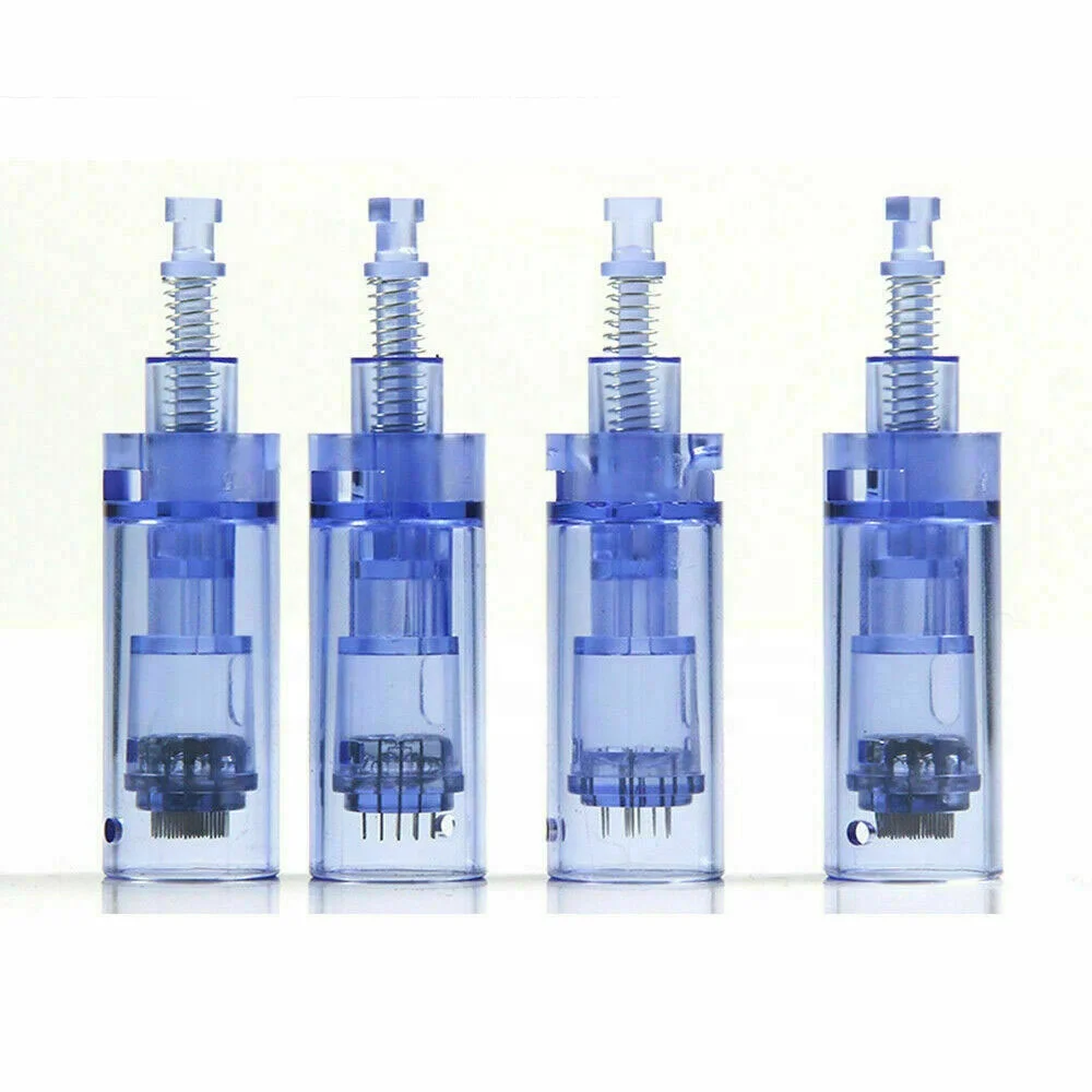 9/12/24/36/42 Pin 3D 5D Micro Nano Silicone Needle Cartridge Microneedles For Electric Dr Derma Pen Microneedling Cartridges