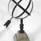Table Beite 3D Round Iron Ball Table Top Decoration With The Arrow