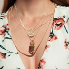 Sterling Silver Pendant Etsy S925 Sterling Silver Wholesale 18k Gold Plated Lock Pendant Necklaces For Woman