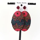 Gold Earings Earrings 2022 Printing Gold Crystal High Quality African Earings