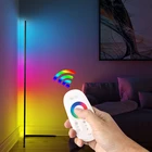 Rgb Led Light Led12v Floor Rgb Light OBALS Modern Bedroom Black Color Changing Smallest Corner Stand Rgb Led Floor Light