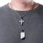 Pendant Silver 2021 Custom Stainless Steel Dog Tags Mens Necklace With Pendant Necklace Moissanite Pendant