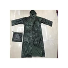 Gown Hot Selling Camouflage Color 180T Polyester/taffeta /pvc Material Long Gown Type Of Rain Coats