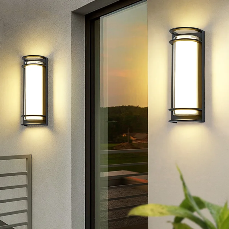 3W LED Outdoor Light Wall Mount Lamp Fixture E27 Bulb Walkway Balcony Waterproof 