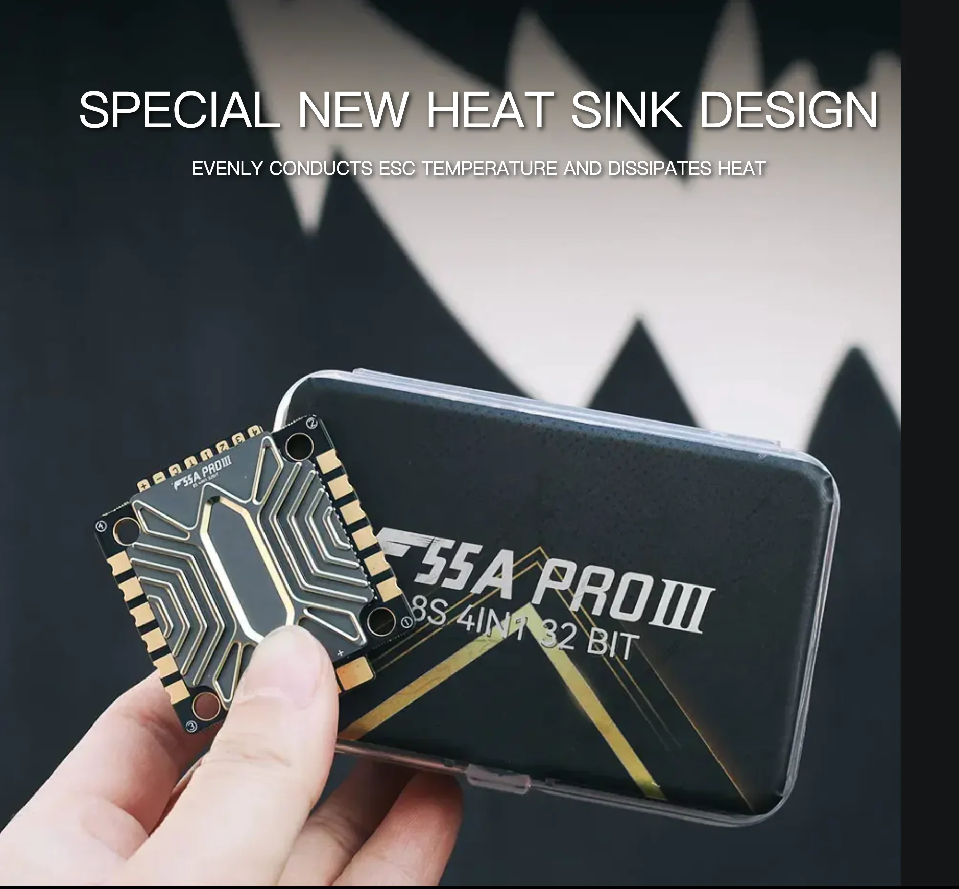 F55A Pro III 6-8S T-MOTOR 4in1 ESC SUPPORT WIDE PWM FREQUENCY SUITABLE for X8 FPV DRONE He4fbfe6a23f849a19b63efc392686bcat