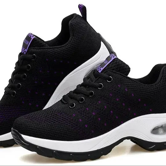 New Light Weight soft breathable Customized logo Outdoor running women Casual Sport Shoes
