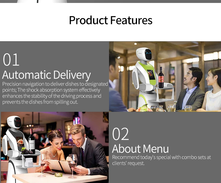 Restaurant Robot Food Preparation Robot Autonomous Navigation System