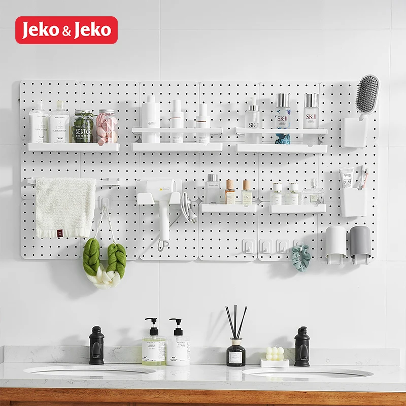 Jeko&Jeko China Supplier Durable Plastic Material Wall-Mounted Perforated Panel