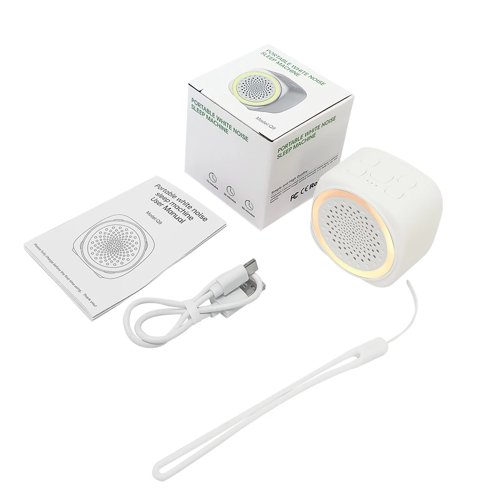 Baby White Noise Machine Portable Sleep Aid Night Light Sound Machine Custom Sleeping Device for Infant Toddler Children factory